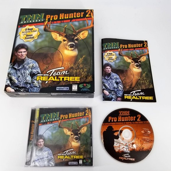 TNN Outdoor Pro Hunter 2 Windows PC CD Rom Game Team Real Tree White Tail Deer - Picture 1 of 10